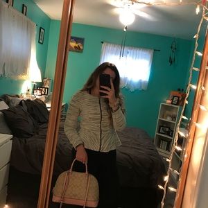 NOT FOR SALE ELLE Peplum Zip Up Blazer Jacket